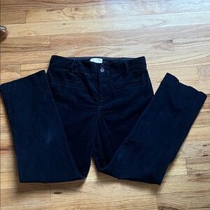 Anthropologie Navy Courduroy Pants
